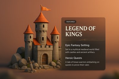 Legend of Kings: Epic Fantasy 3D Illustration