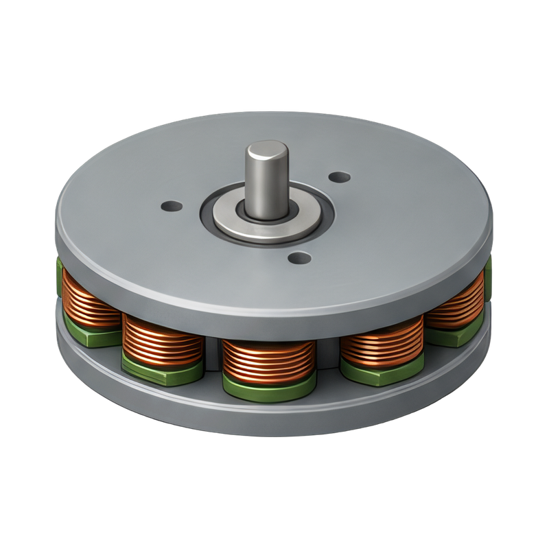 compact axial flux motor