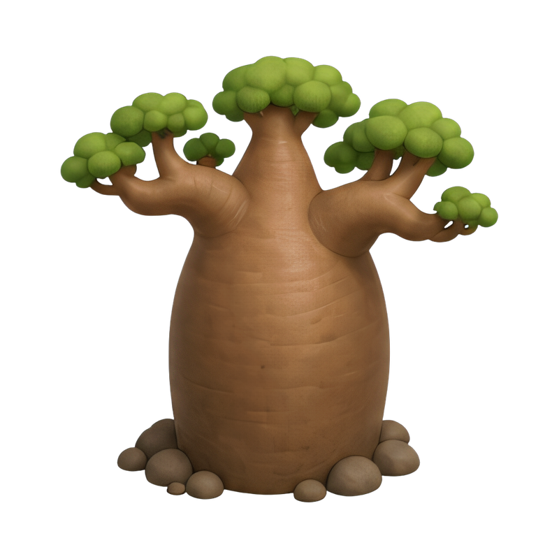 majestic baobab tree