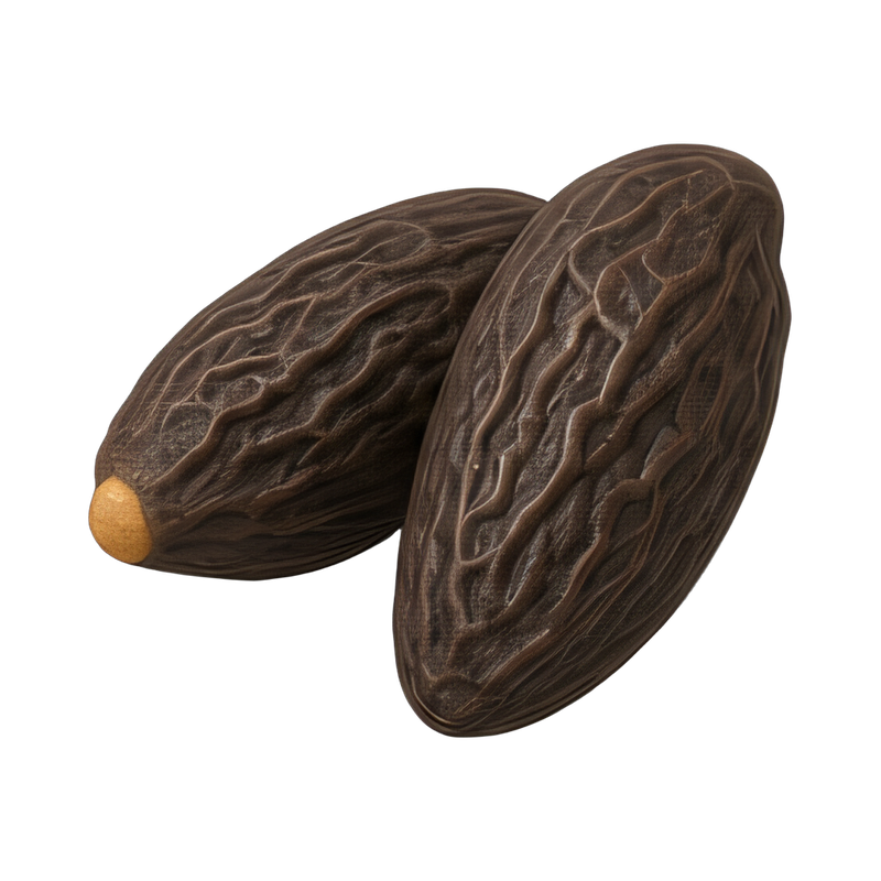 Pair of tonka beans