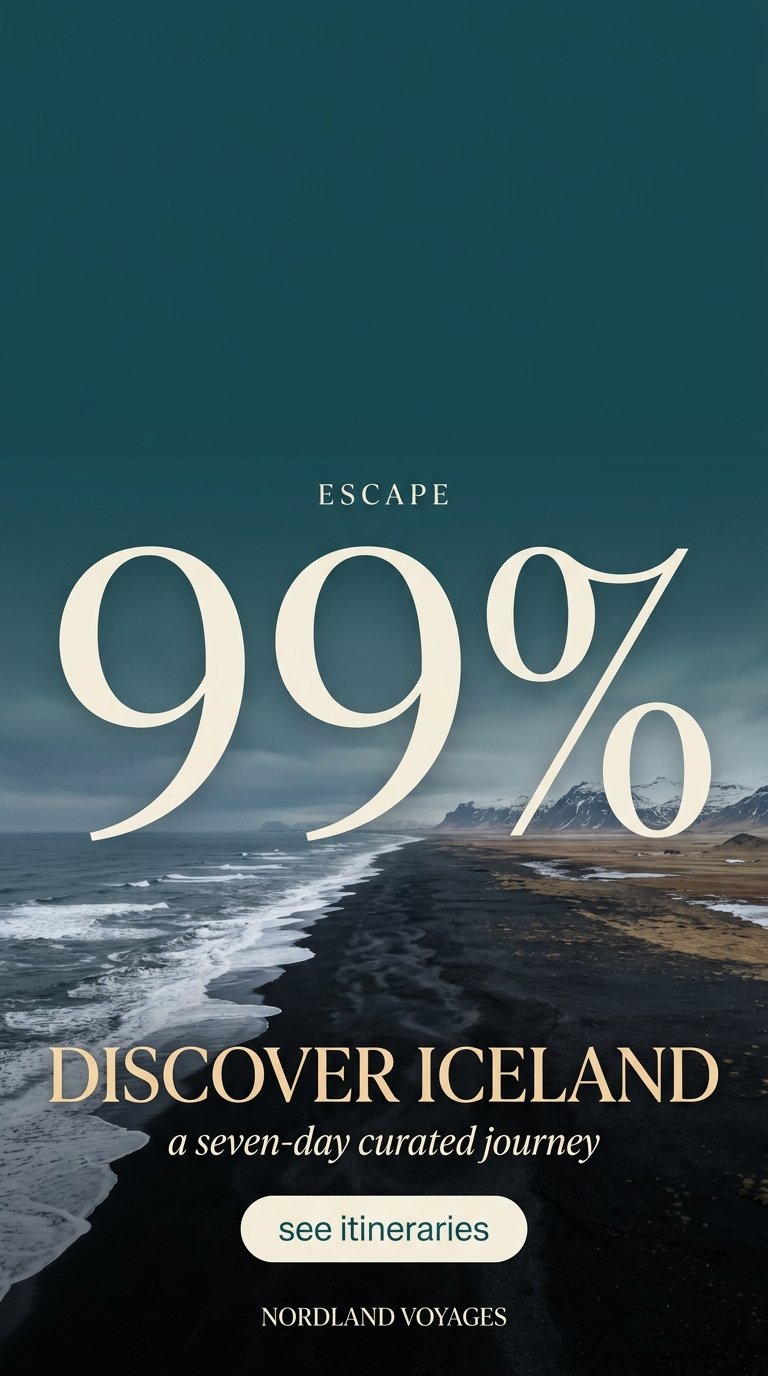 Icelandic volcanic beach escape