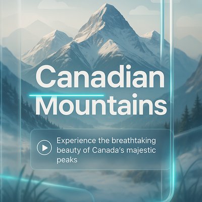 Stunning Mountain Landscape with Typography