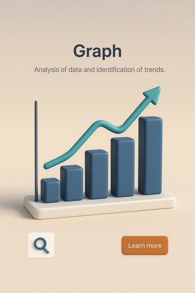 Detailed 3D Graph Illustration for Data Analysis