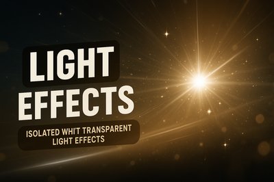 Dynamic Light Effects Graphic for Creative Projects
