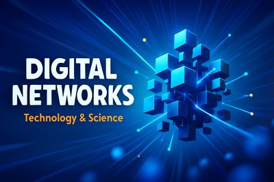 Dynamic 3D Abstract Background for Digital Networks