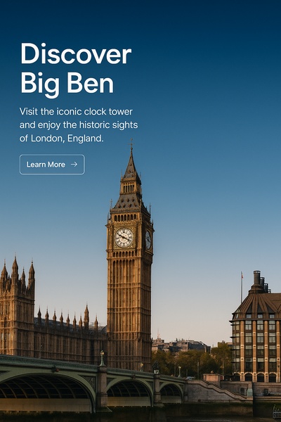 Exploring Big Ben: Iconic London Landmark