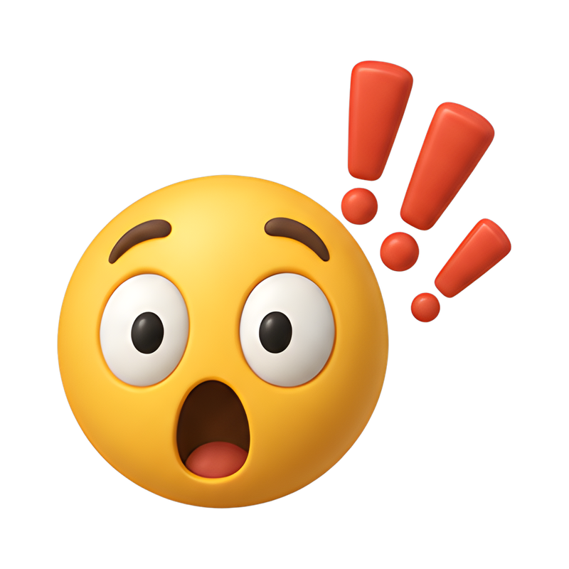 surprised smiley expression