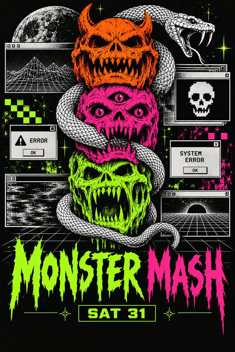 Neon Monster Festival Poster