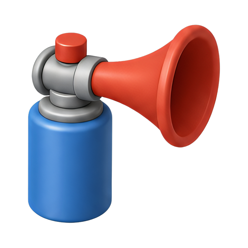 classic air horn can