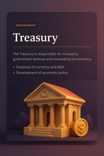 3D Visualization of Treasury Functions and Responsibilities