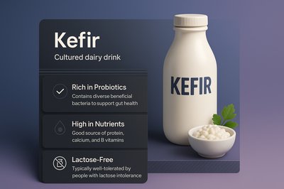 Kefir Cultured Dairy Drink with Nutritional Benefits