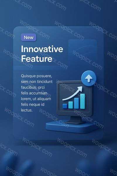 3D Web Design Integration with Innovative Feature Display
