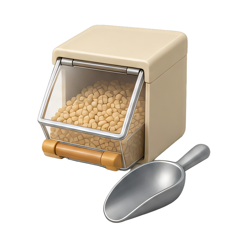 Bulk bin scoop for easy serving