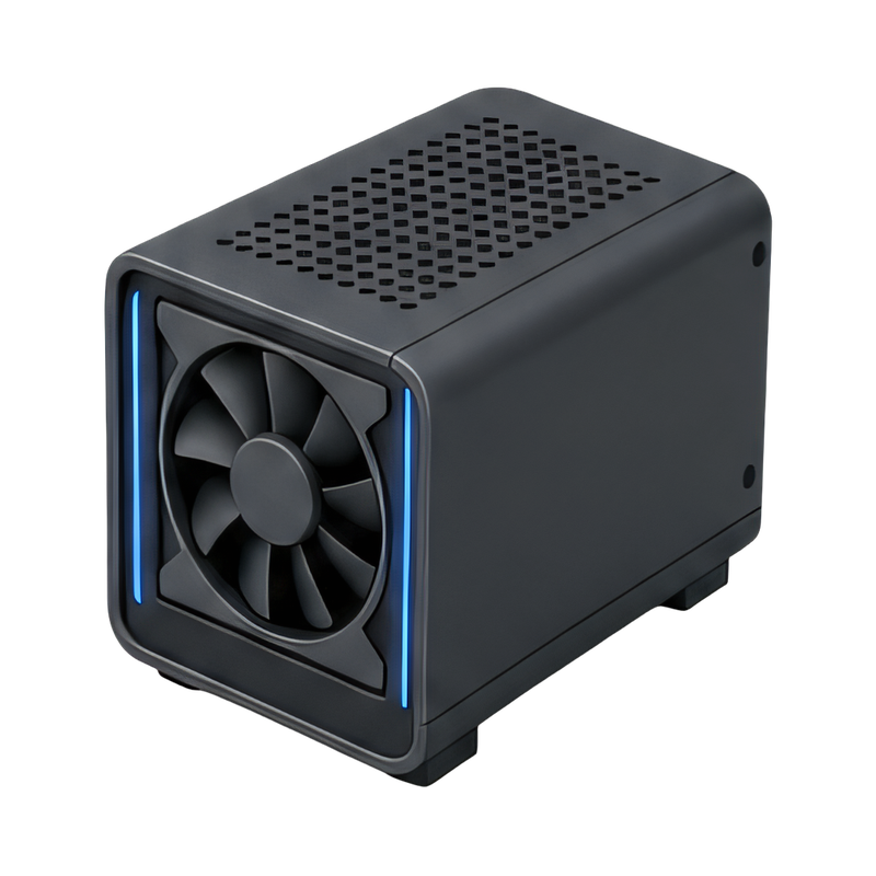 compact external GPU box