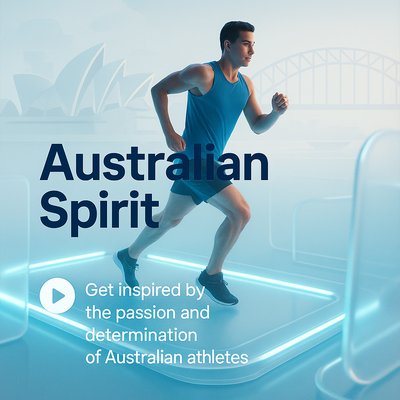 Dynamic Fitness Promotion Featuring Australian Spirit Theme