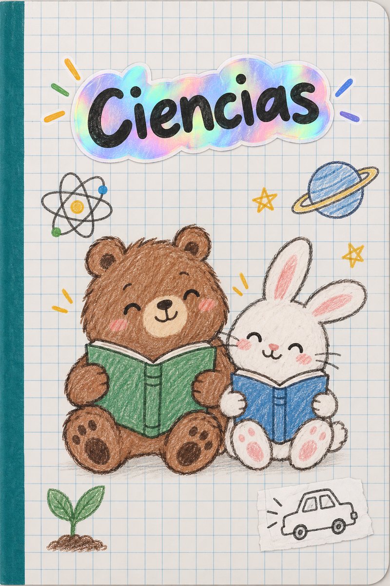 Cute school notebook cover
