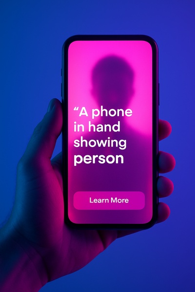 Neon Glow Vibes: Captivating Smartphone Display