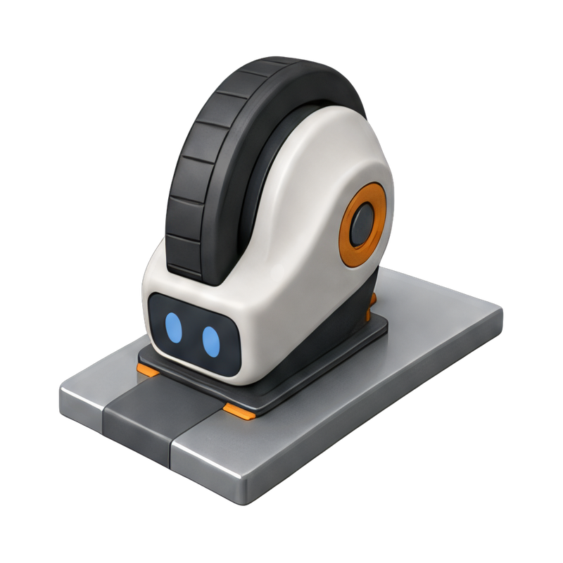 robot with magnetic wheels