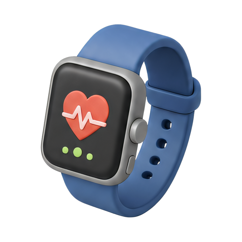 modern smartwatch with strap