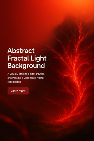 Vibrant Abstract Fractal Light Background Art