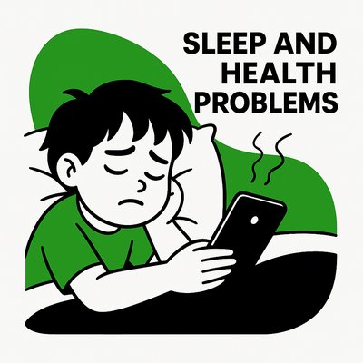 Illustration of Sleep-Related Health Issues with a Child
