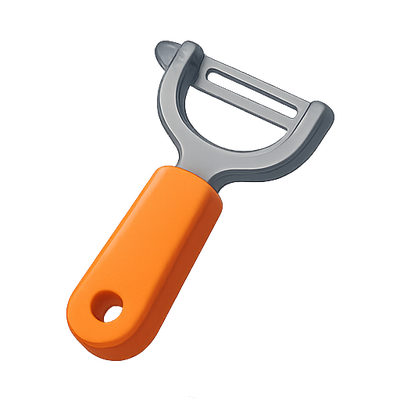 Modern Vegetable Peeler with Ergonomic Handle