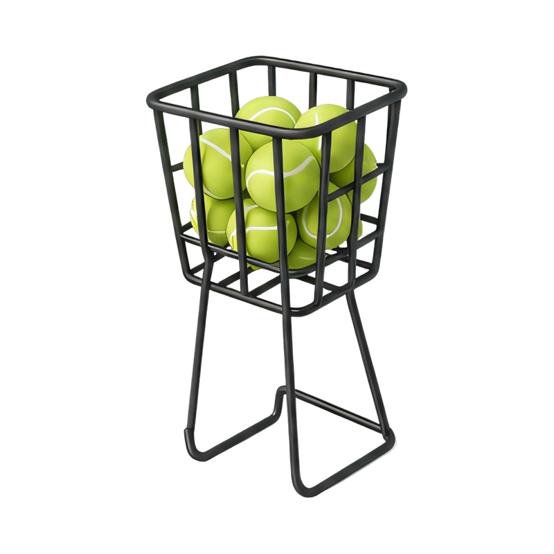 wire ball hopper for tennis
