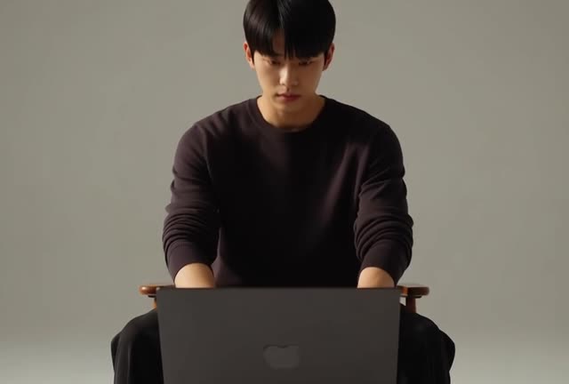 Creative Stock Footage of Young Man with Laptop