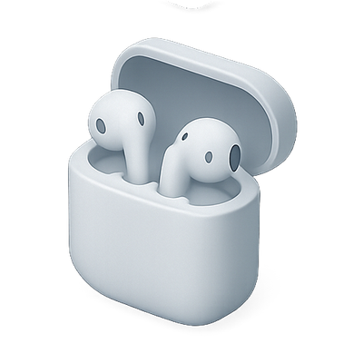 Stylish Wireless Earbuds in Charging Case