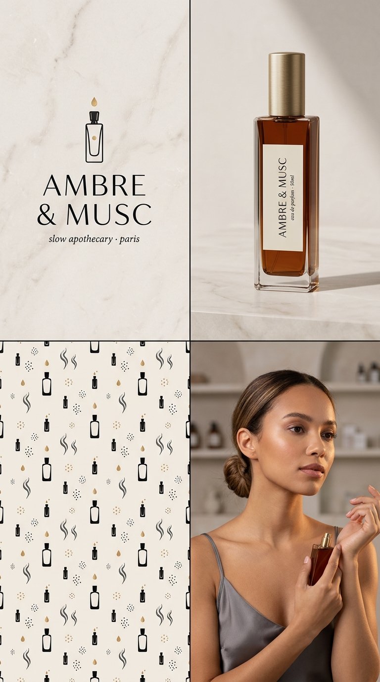 Elegant brand identity sheet