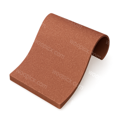 3D Isometric Sandpaper Icon with Volumetric Feel