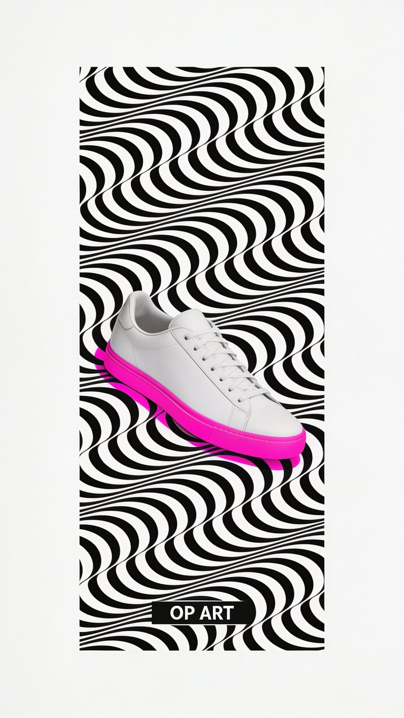 Dynamic op art pattern design