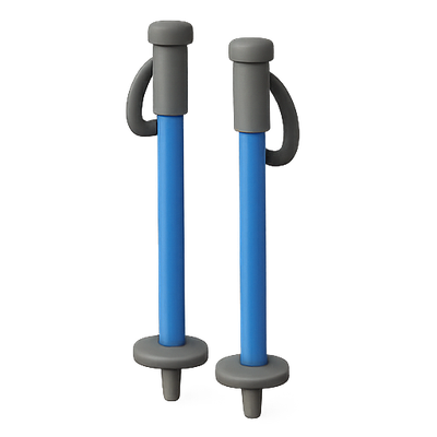 Pair of Colorful Handheld Props for Play
