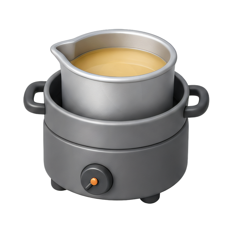 double boiler wax melting pot