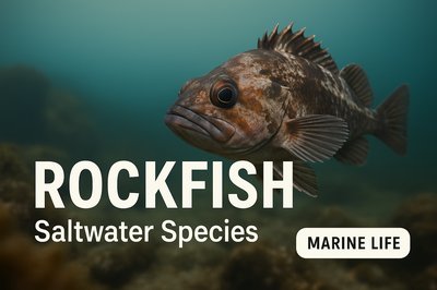 Underwater Photograph of Rockfish in Natural Habitat