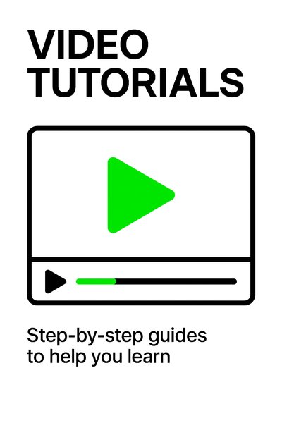 Modern Video Tutorial Graphic with Play Button