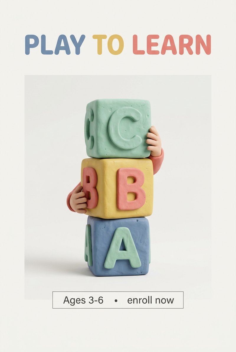 colorful clay blocks