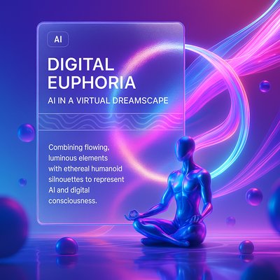 Digital Euphoria: AI in a Virtual Dreamscape