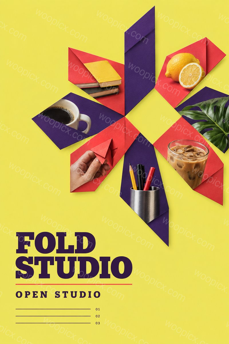 FOLD STUDIO poster design