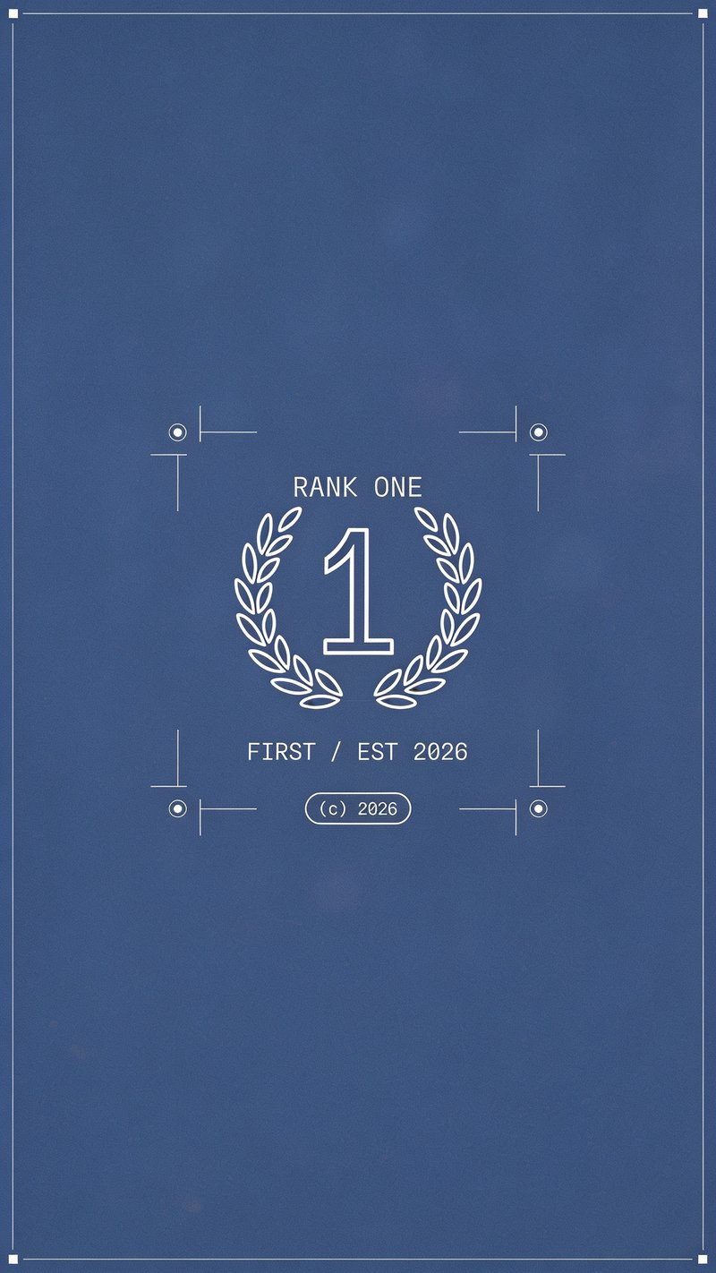 Number one trophy award