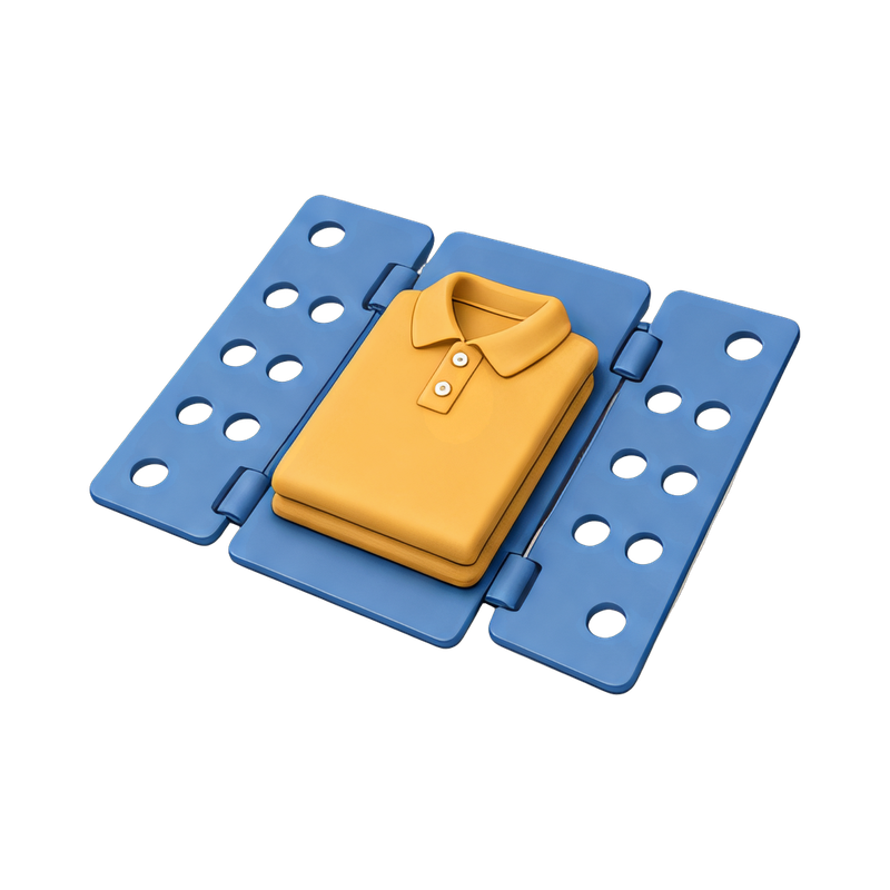 Stylish folding board for shirts