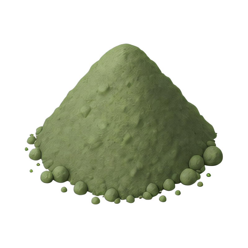 piled green sand for construction
