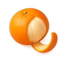 3D Tangerine Icon
