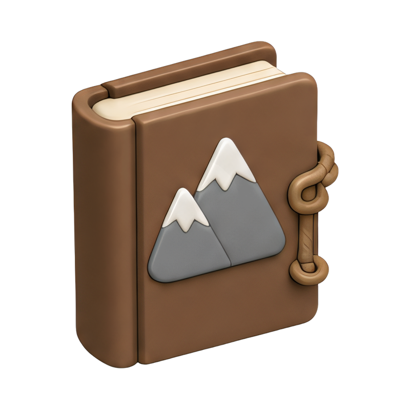 Elegant summit register book