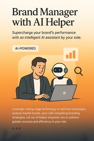 AI-Assisted Brand Manager Creating a Landing Page