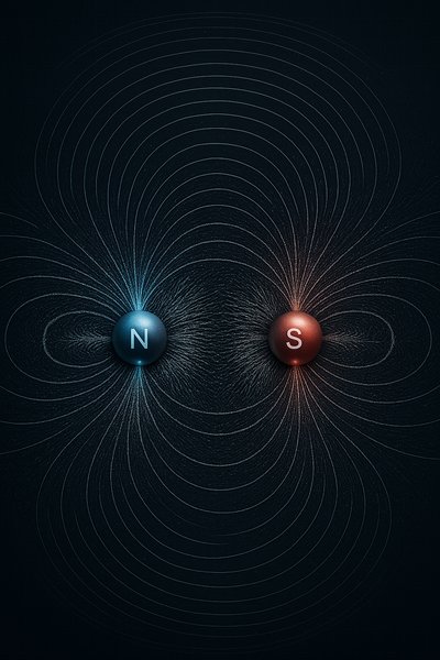 Magnetic Field Visualization with Polarity Representation