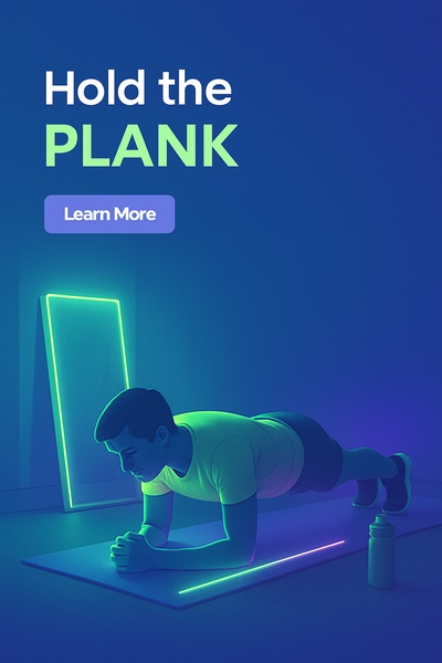 Neon Glow and Shadows in Fitness Scene