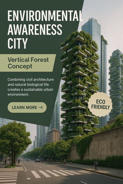 Vertical Forest Concept in Urban Architecture