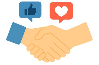 Handshake Icon Representing Agreement and Friendship