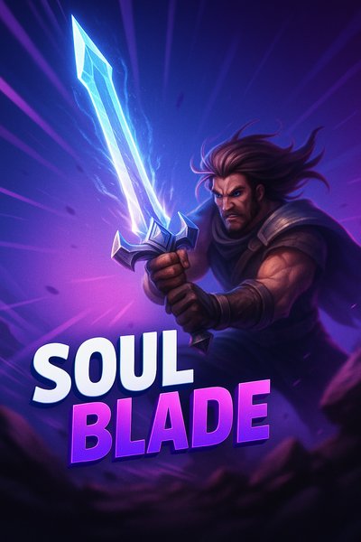 Dynamic Illustration of Soul Blade in Action